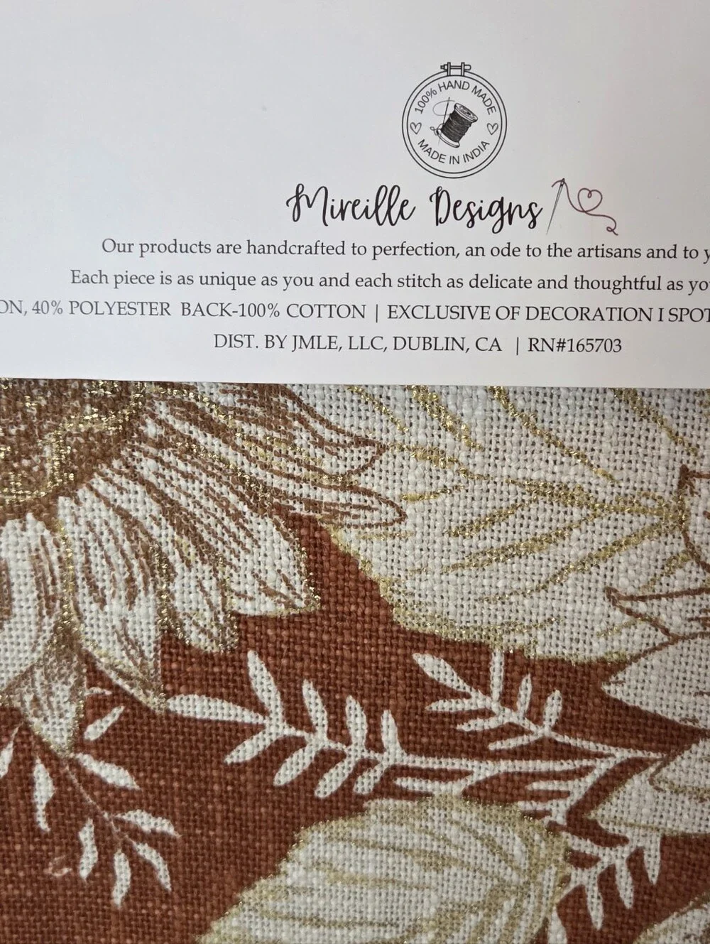 Mireille Designs Handmade Sunflower Table Runner